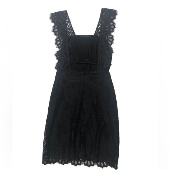 For Love and Lemons Lace Sleeveless Short Dress Black Size Small - Picture 3 of 6